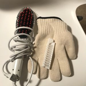 ELECTRIC HAIR BRUSH STRAIGHTENER